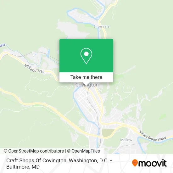 Craft Shops Of Covington map