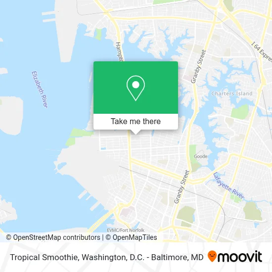 Tropical Smoothie map