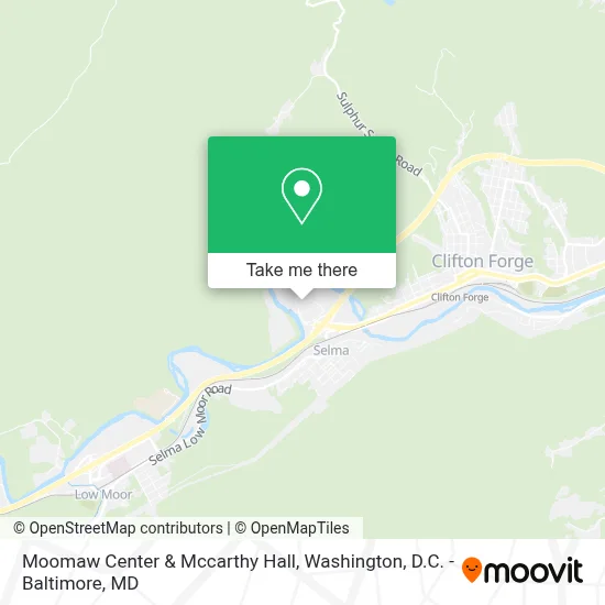 Moomaw Center & Mccarthy Hall map