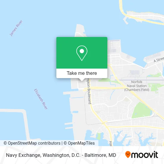 Navy Exchange map
