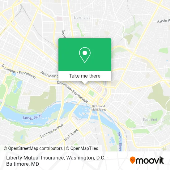 Liberty Mutual Insurance map