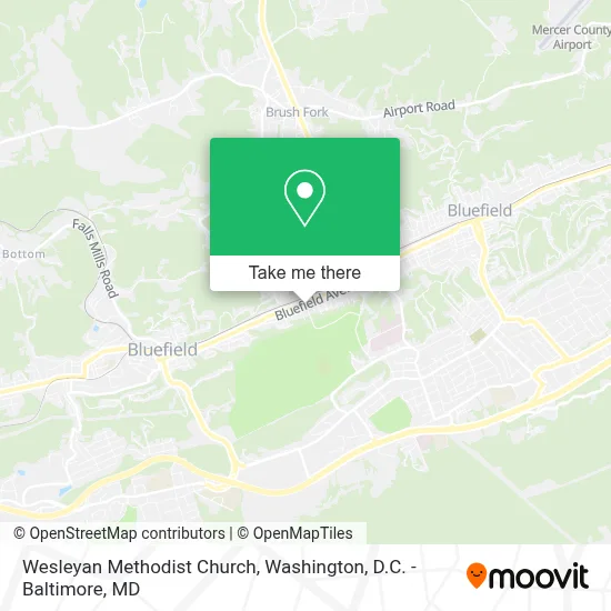 Wesleyan Methodist Church map