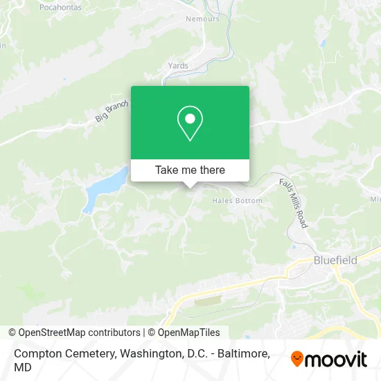 Compton Cemetery map