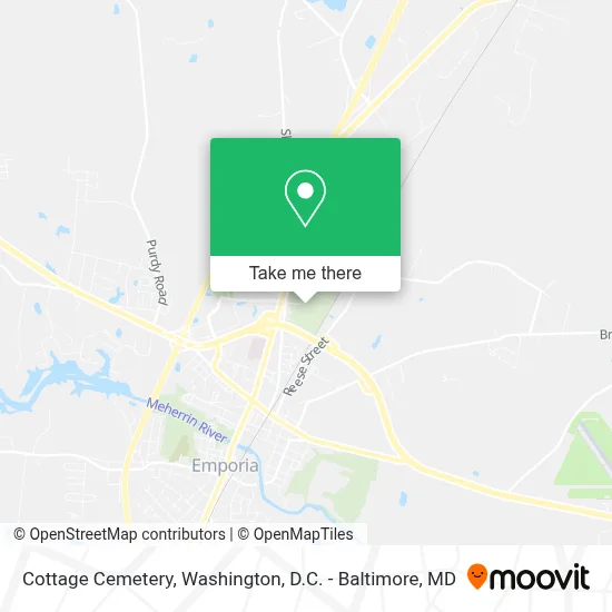 Cottage Cemetery map