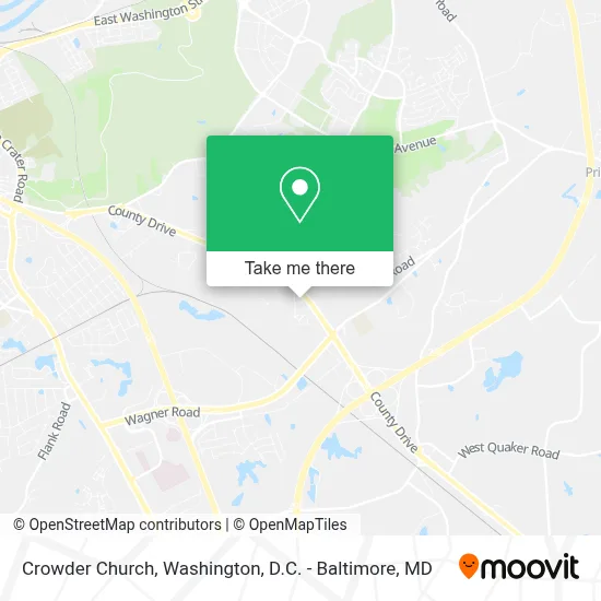 Crowder Church map