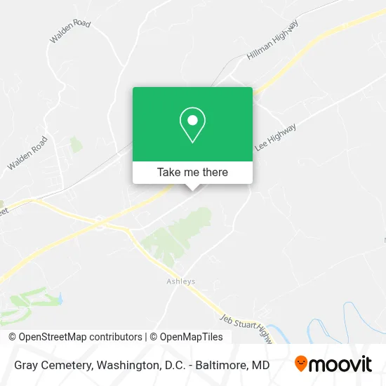 Gray Cemetery map
