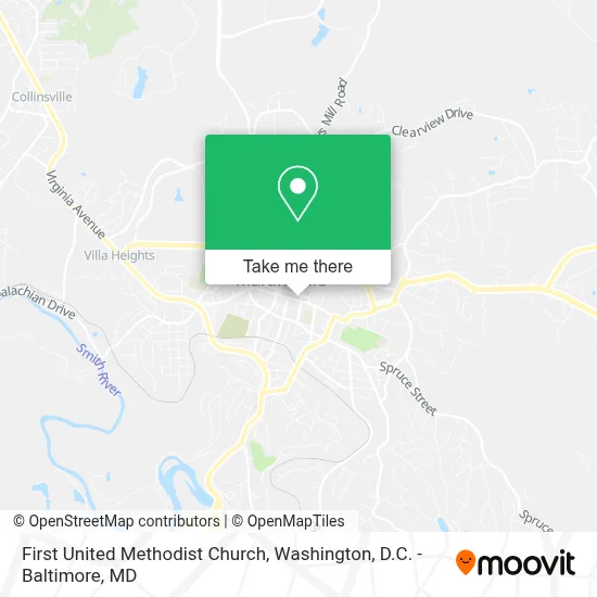 First United Methodist Church map