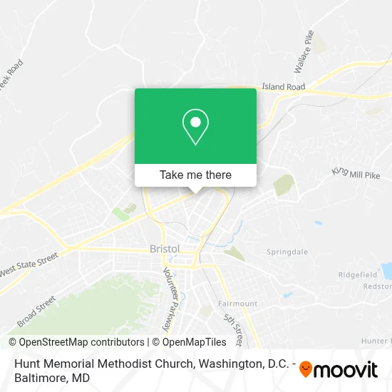 Hunt Memorial Methodist Church map