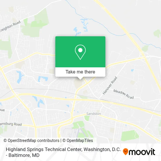 Highland Springs Technical Center map