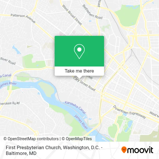 First Presbyterian Church map