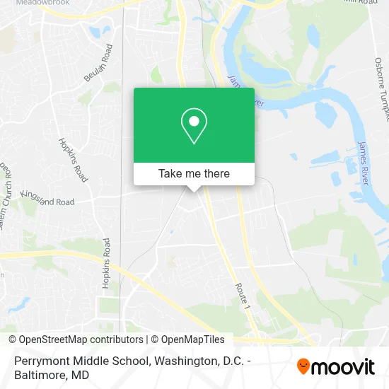 Perrymont Middle School map