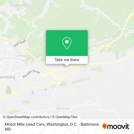 Motor Mile Used Cars map