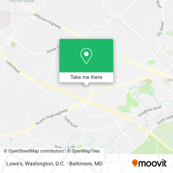 Lowe's map
