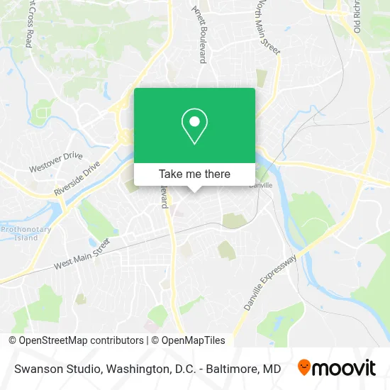 Swanson Studio map