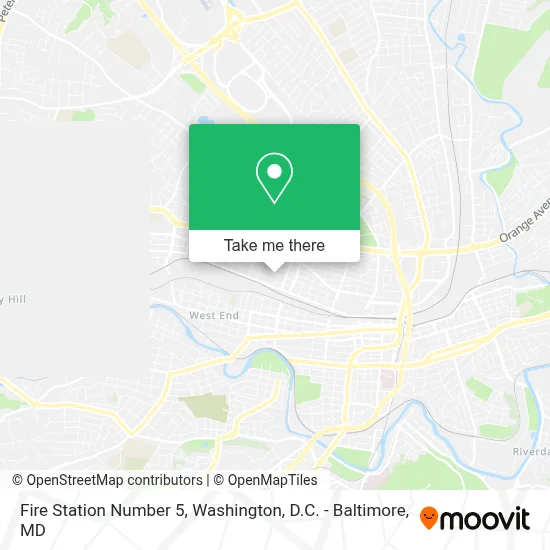 Fire Station Number 5 map