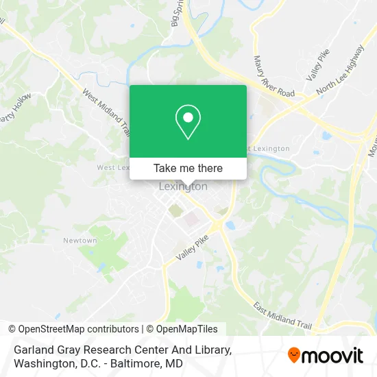 Garland Gray Research Center And Library map