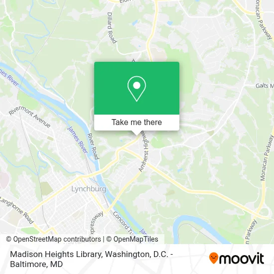 Madison Heights Library map