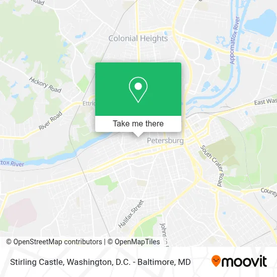 Stirling Castle map