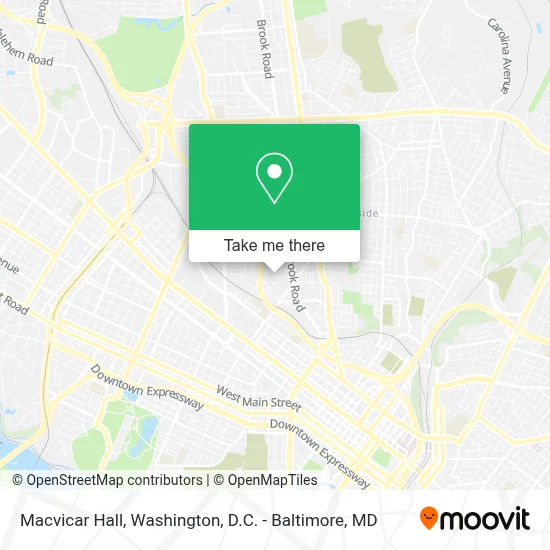 Macvicar Hall map