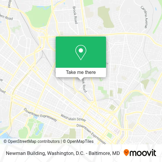 Newman Building map