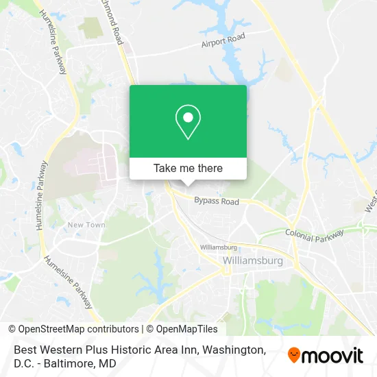 Best Western Plus Historic Area Inn map