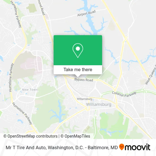 Mr T Tire And Auto map