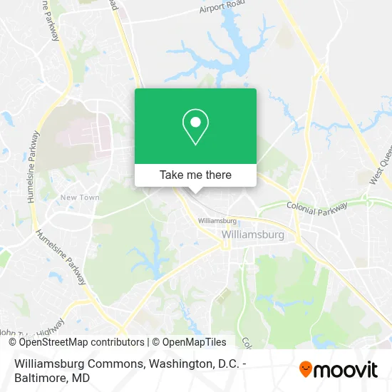 Williamsburg Commons map