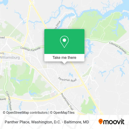 Panther Place map