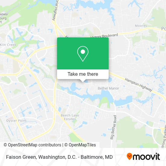 Faison Green map