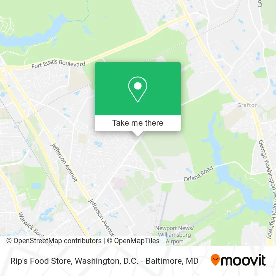 Rip's Food Store map