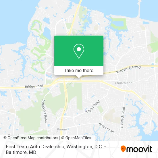 First Team Auto Dealership map