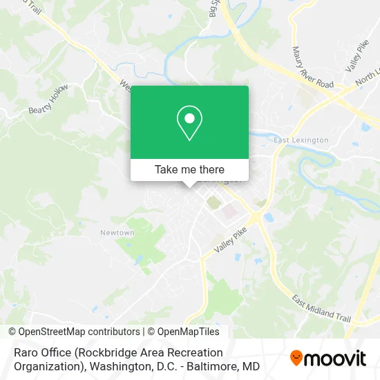 Raro Office (Rockbridge Area Recreation Organization) map