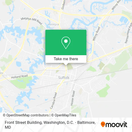 Front Street Building map