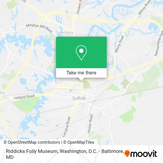 Riddicks Folly Museum map