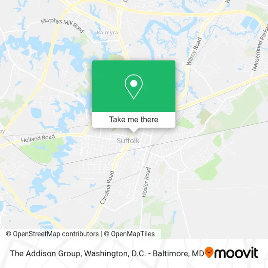 The Addison Group map