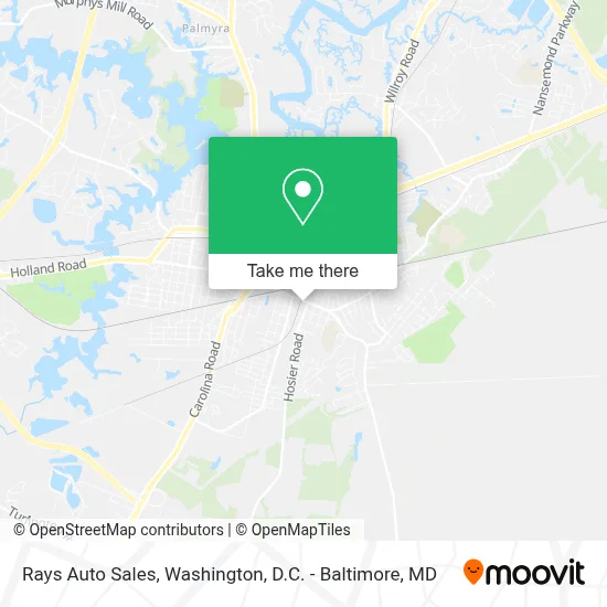 Rays Auto Sales map