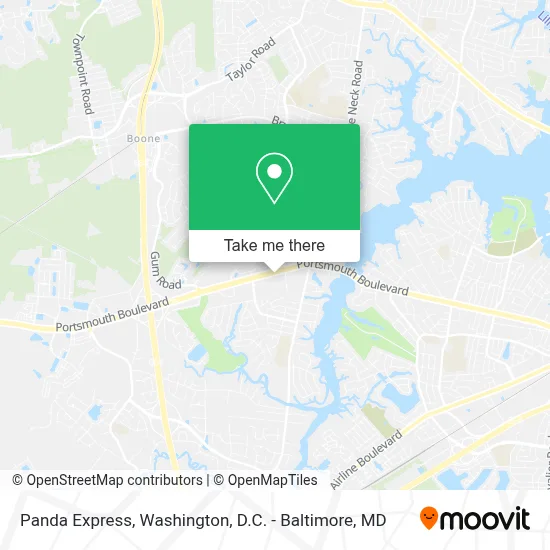 Panda Express map
