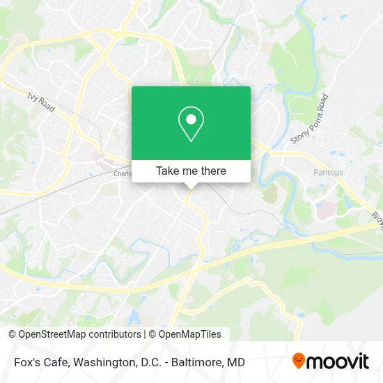Fox's Cafe map