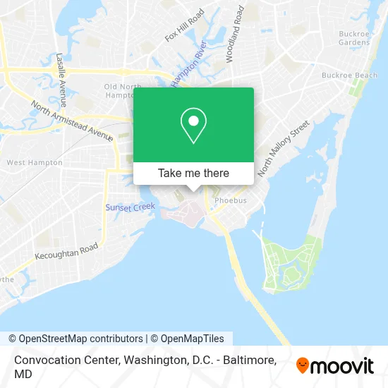 Convocation Center map