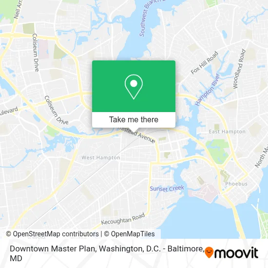 Downtown Master Plan map