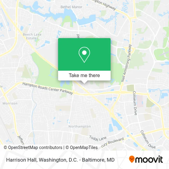 Harrison Hall map