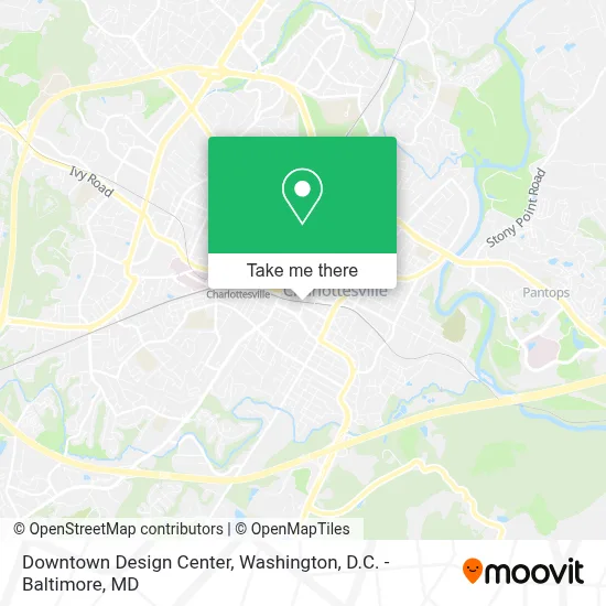 Downtown Design Center map
