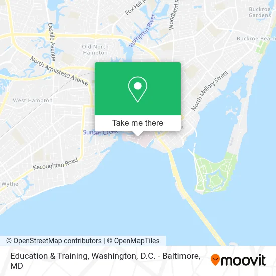 Education & Training map