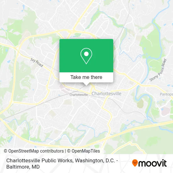 Charlottesville Public Works map