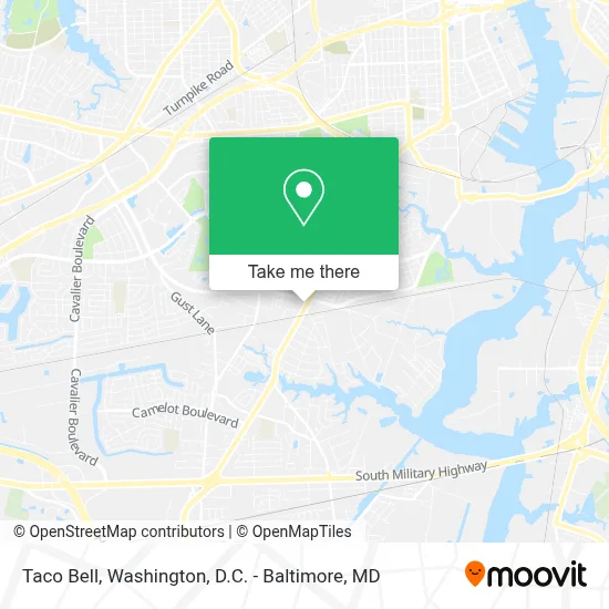 Taco Bell map