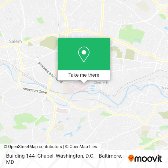 Building 144- Chapel map