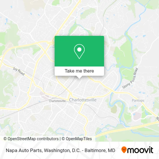 Napa Auto Parts map