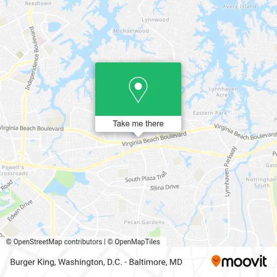 Burger King map