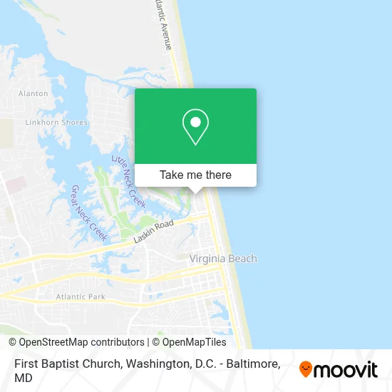 First Baptist Church map