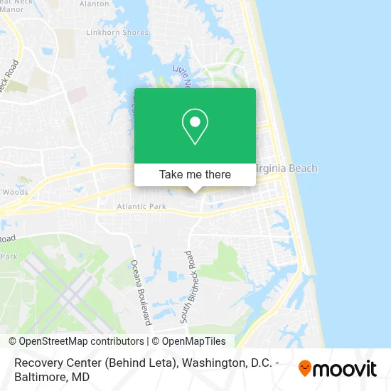 Recovery Center (Behind Leta) map
